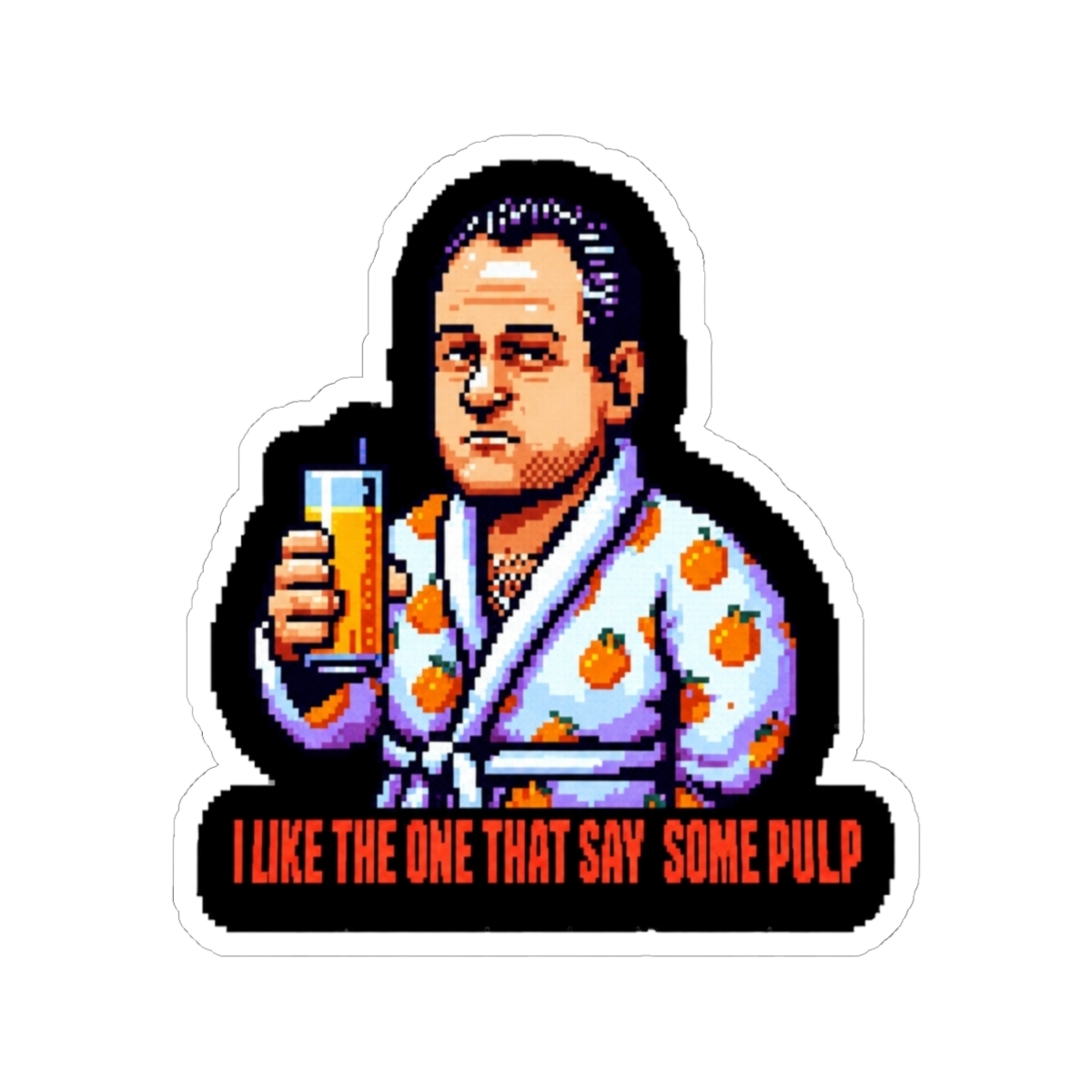 8Bit Tony Sopranos Sticker | The Sopranos