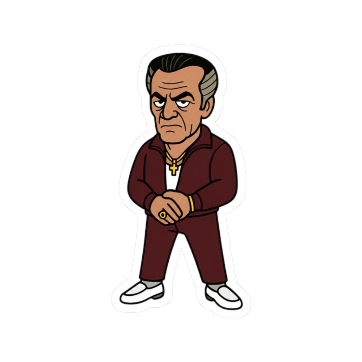 The Sopranos Family Cuties - PAULIE Sticker - alternate angle 3, merchandise