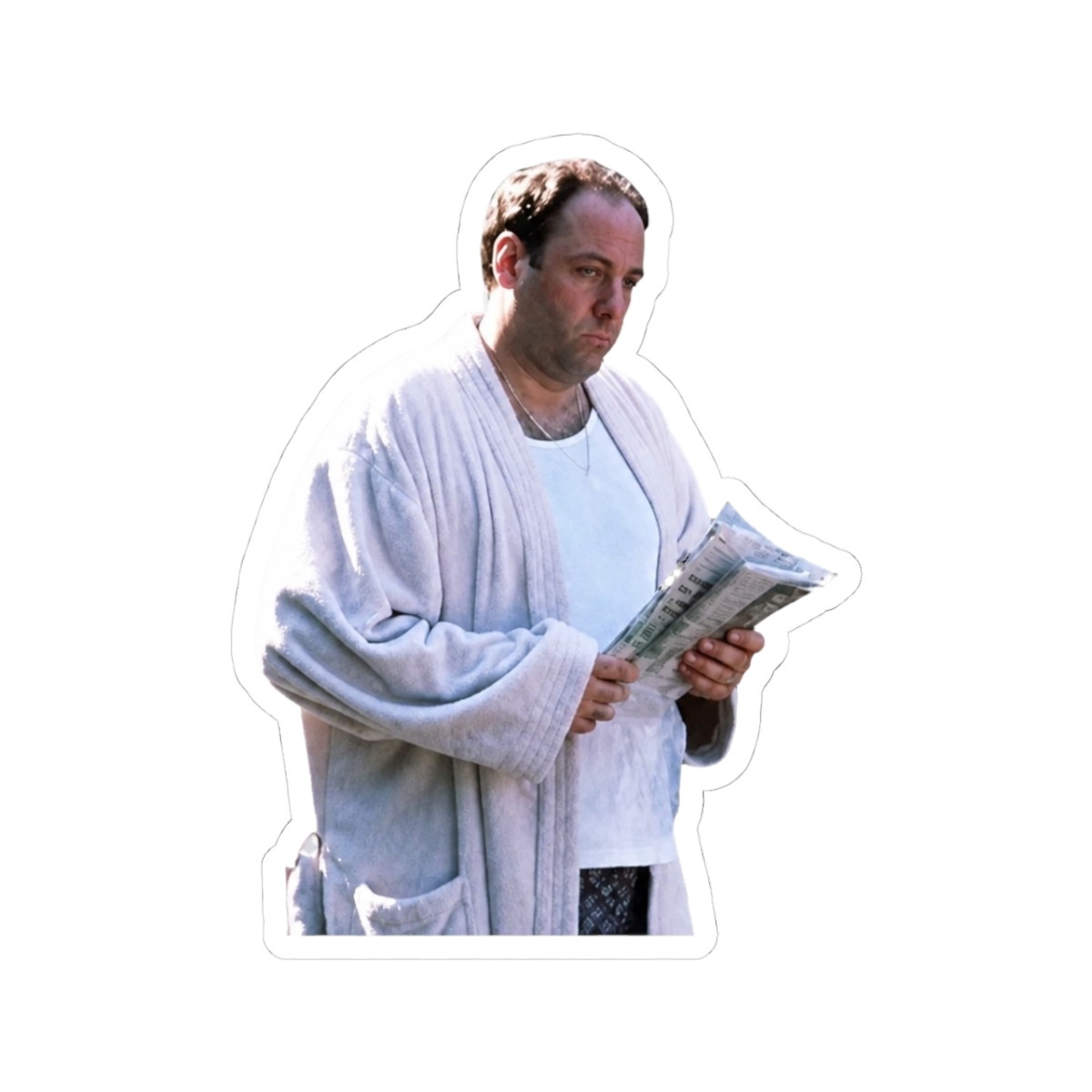 Tony Soprano Robe Sticker - Sticker Graphic - Auto, Wall, Laptop, Cell, Truck Sticker for Windows, Cars, Trucks | The Sopranos