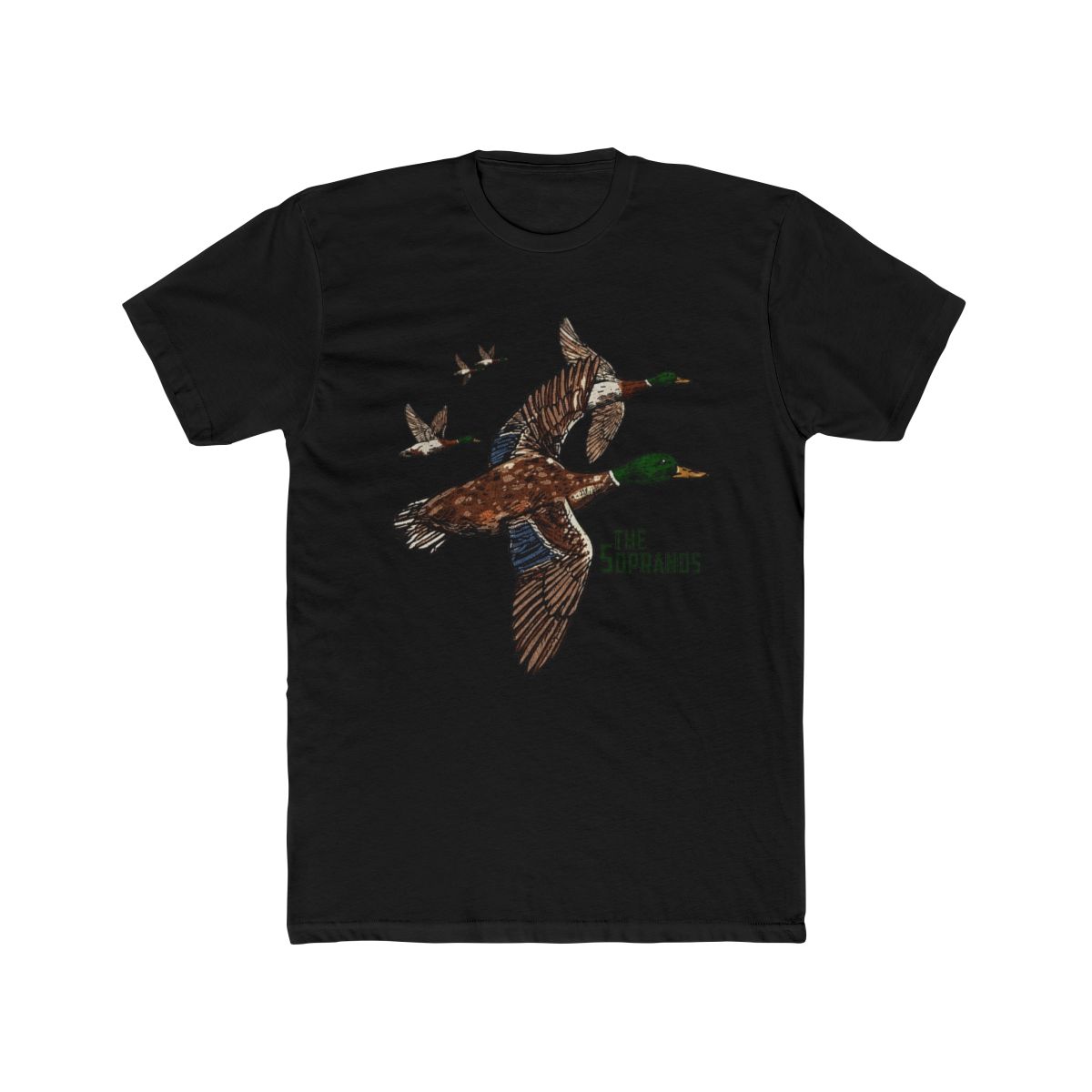 Funny Design Cute Ducks The Sopranos Do You Feel Depressed T Shirt - alternate angle 3, merchandise