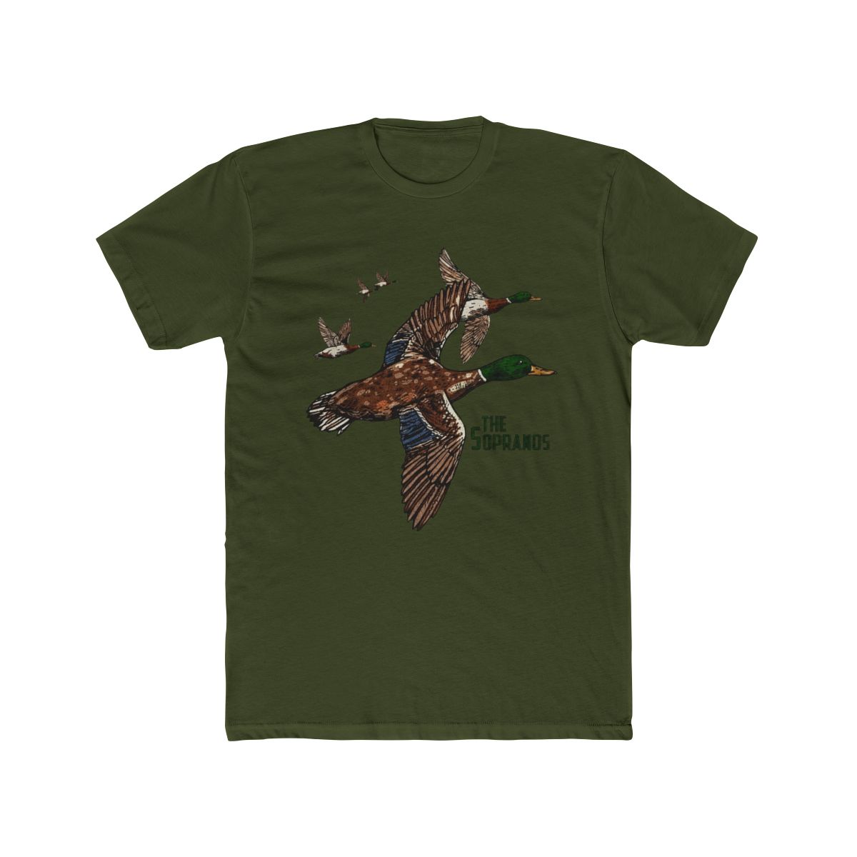 Funny Design Cute Ducks The Sopranos Do You Feel Depressed T Shirt - alternate angle 5, merchandise